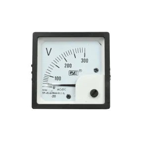 0V-300V 70x71mm Square Shape Analog Voltmeter