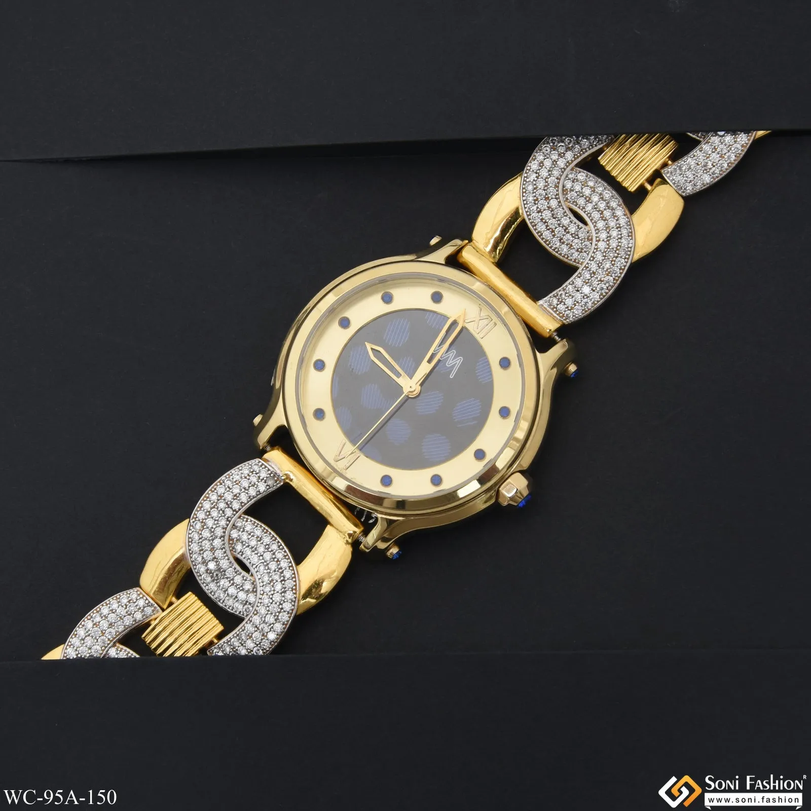 1 Gram Gold Plated Best Quality Elegant Design Watch for Men - Style A150
