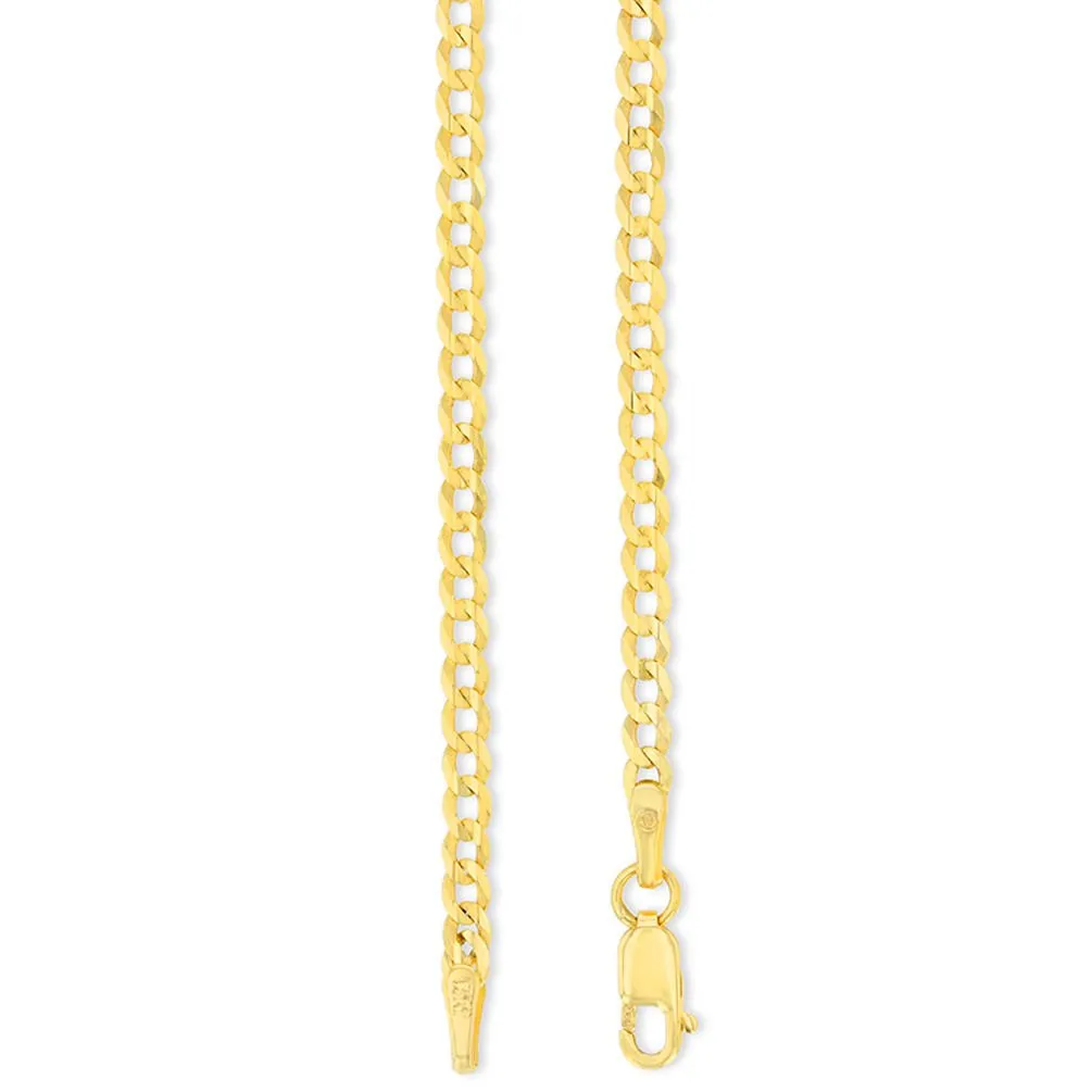 14k Two Tone Gold Open Outline Cross Eastern Orthodox Crucifix Pendant Cuban Concave Necklace