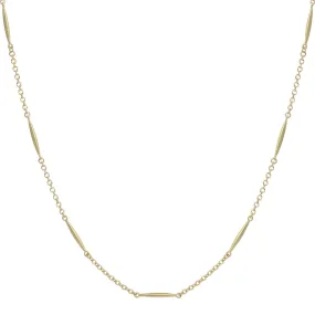 18K Gold Large All Gold Lure Necklace