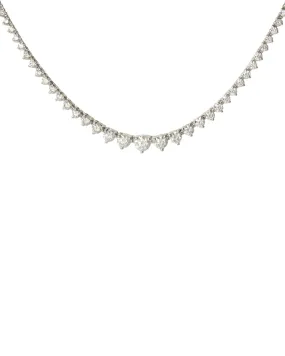 18k White Gold Jubliee Diamond Necklace