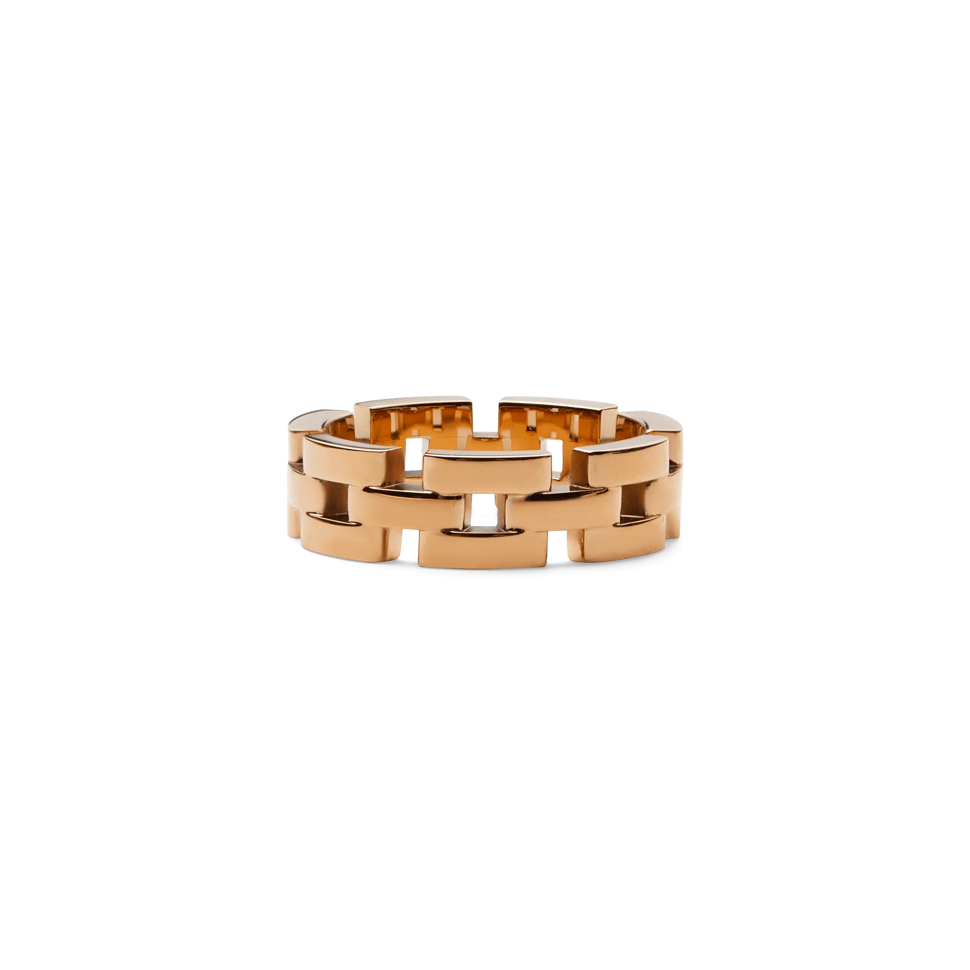 3-Link Ring Rose Gold