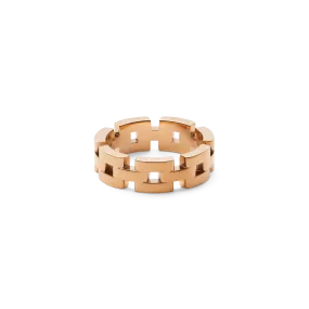 3-Link Ring Rose Gold