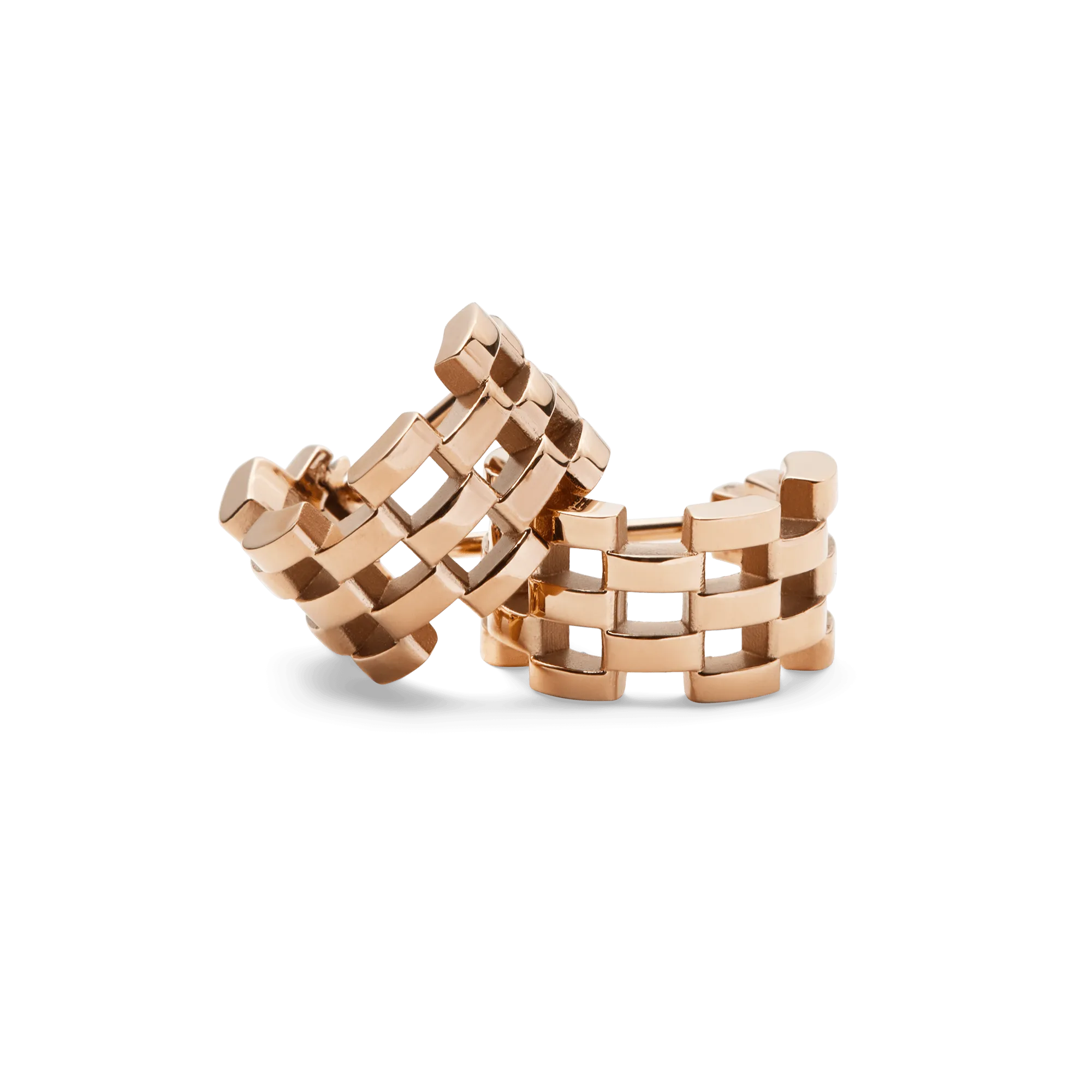 5-Link Earrings Rose Gold