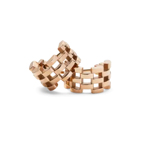 5-Link Earrings Rose Gold