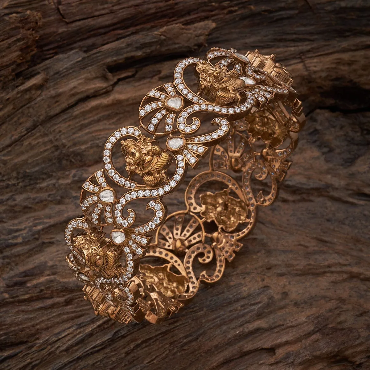 92.5 Silver Zircon Bangle 159552