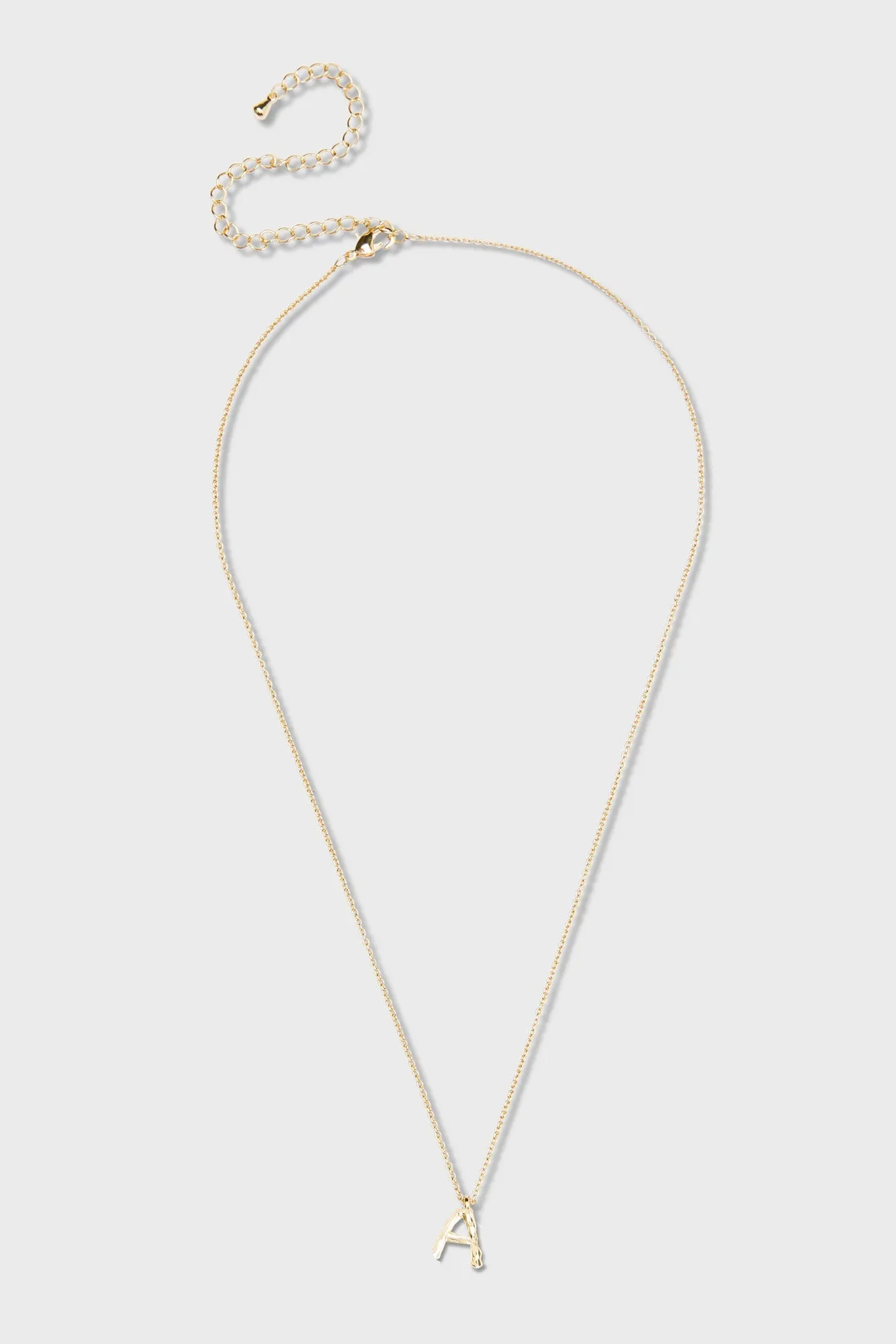 A - Initial Necklace