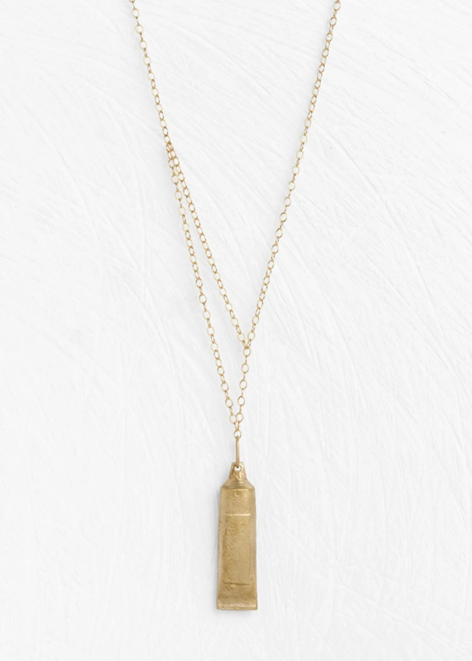Agas & Tamar Casted Tube Necklace N14KP0094