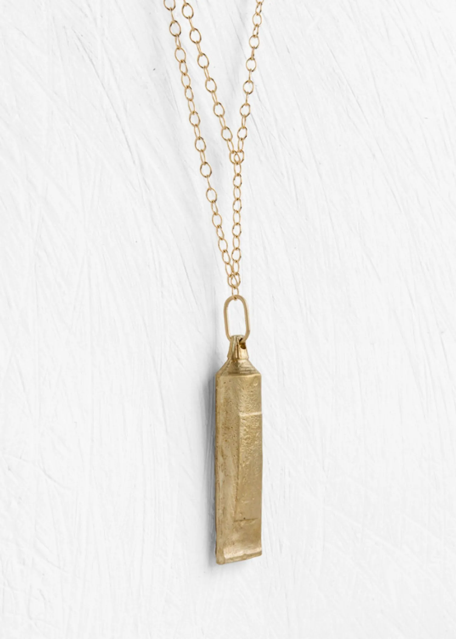 Agas & Tamar Casted Tube Necklace N14KP0094