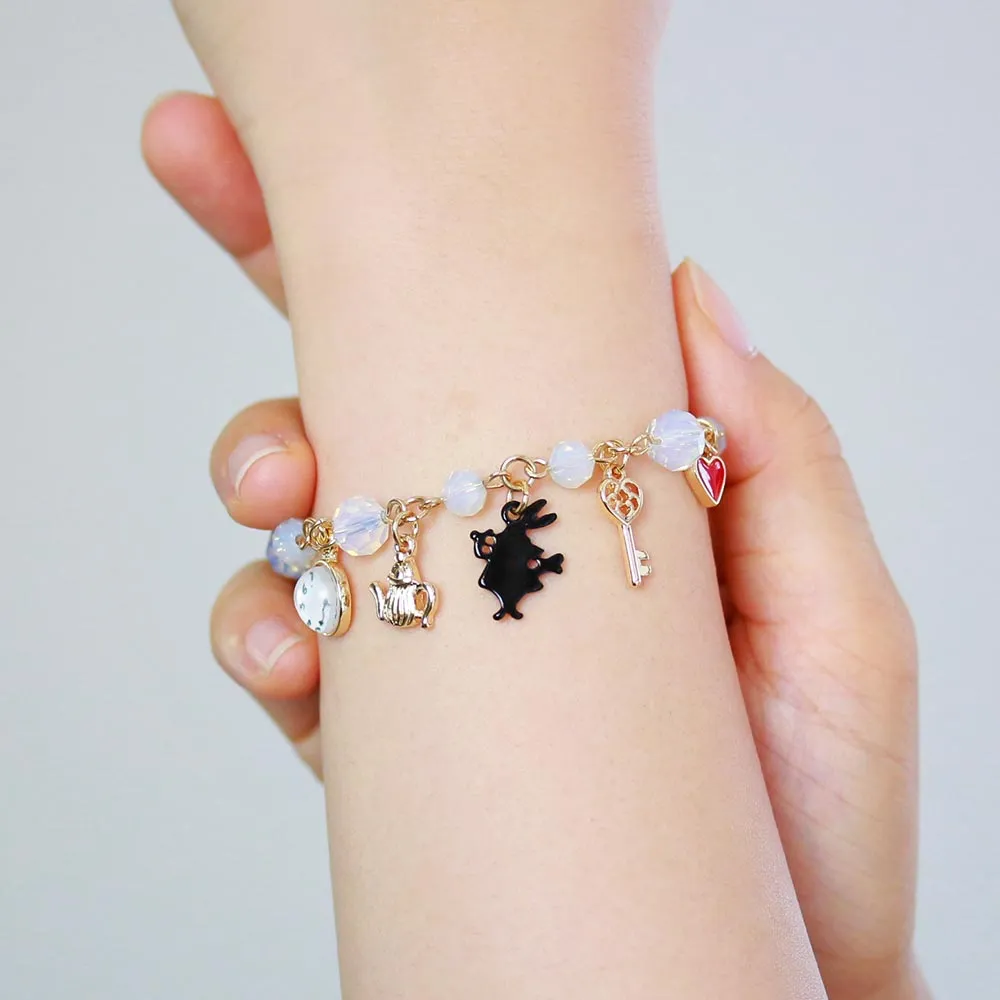 Alice in Wonderland Signature Charm Bracelet