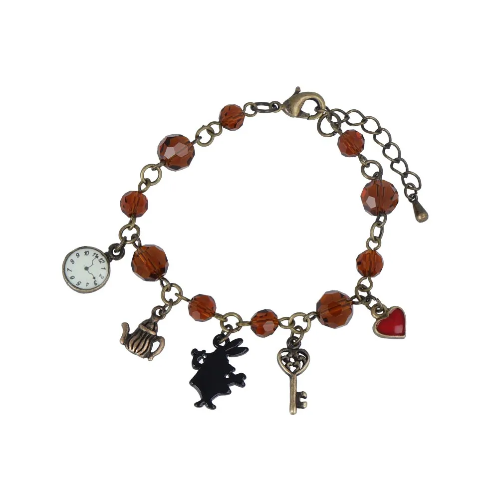 Alice in Wonderland Signature Charm Bracelet