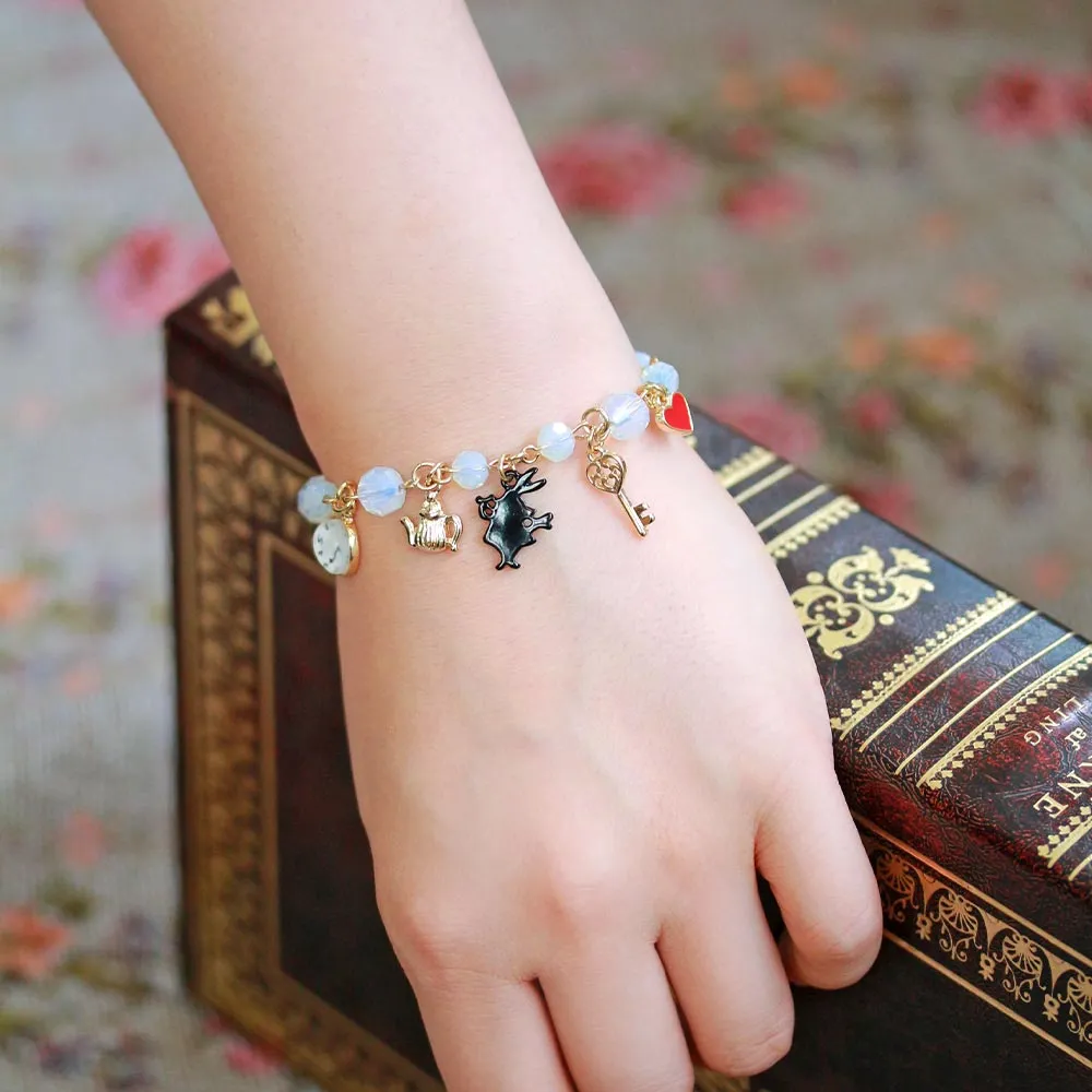 Alice in Wonderland Signature Charm Bracelet