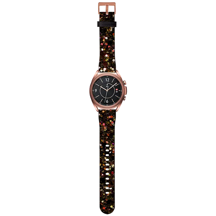 All That Glitters By Kitty Joseph Samsung Watch Strap (Does not glitter)