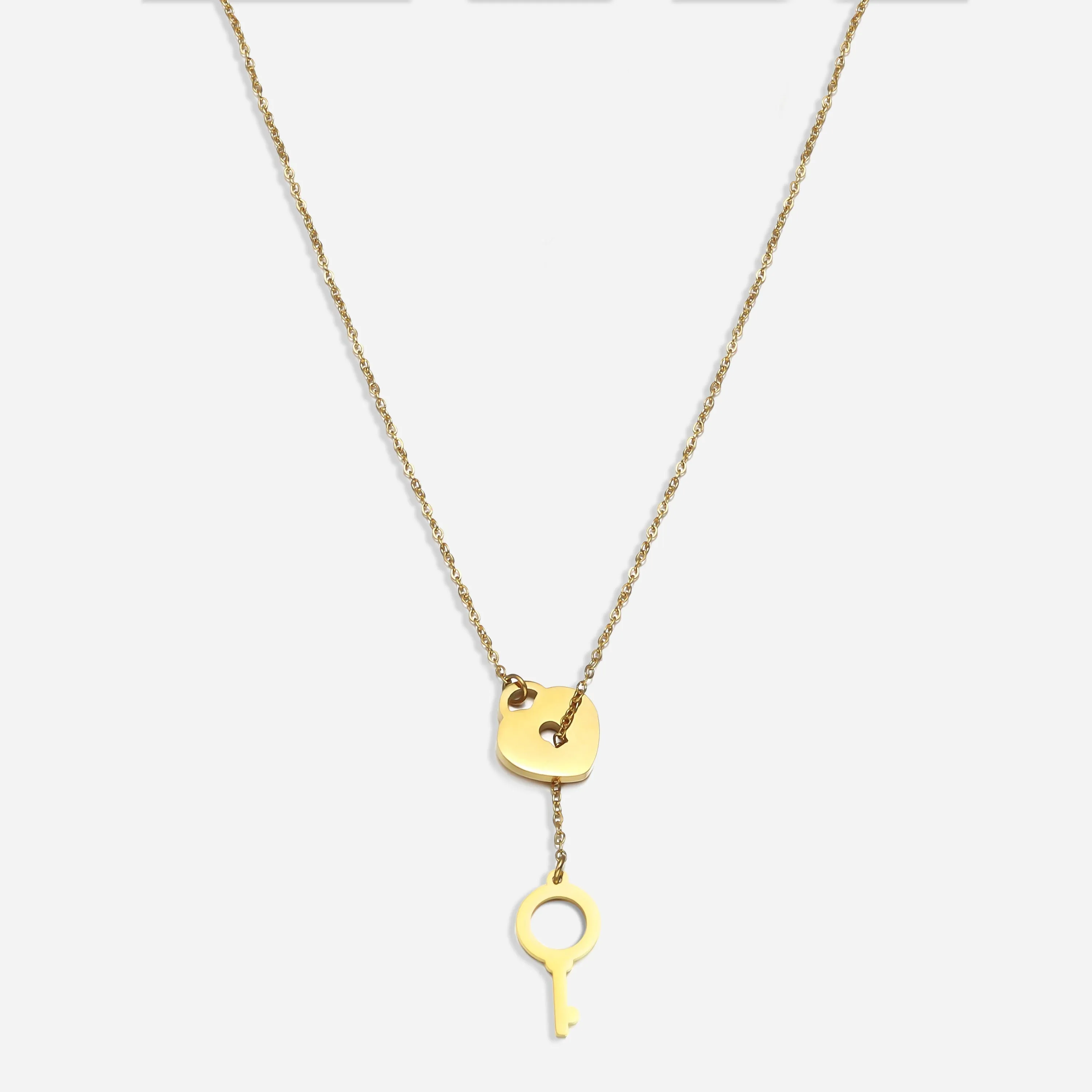 Allyson Lock & Key Necklace