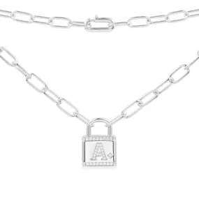Alphabet Lock Necklace