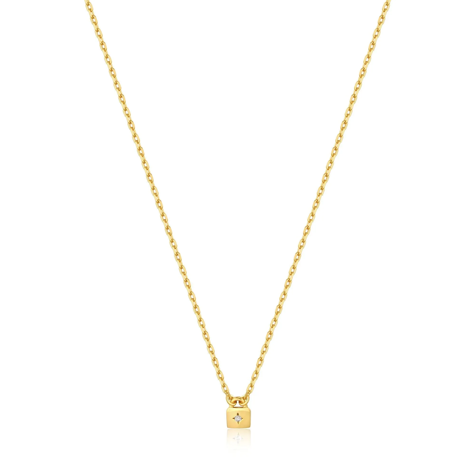 Ania Haie Gold Padlock Necklace