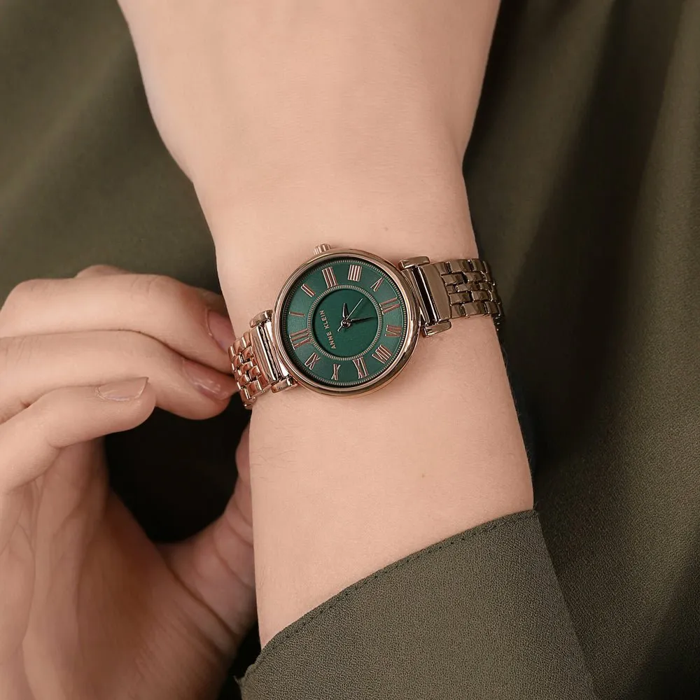 Anne Klein Green Dial Ladies Watch AK/2158GNRG