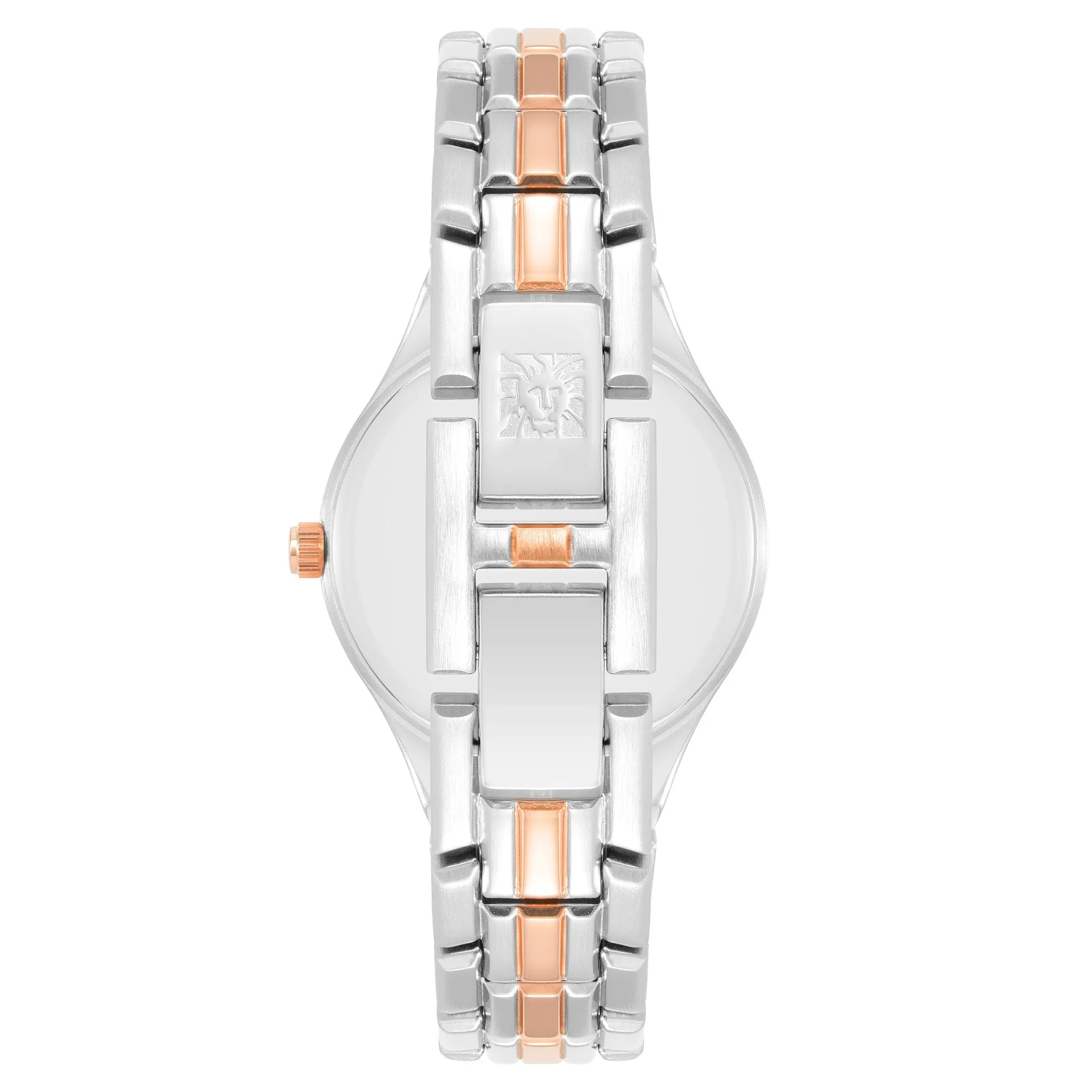 Anne Klein Two-Tone Band Silver Dial Women's Watch - AK4061SVRT