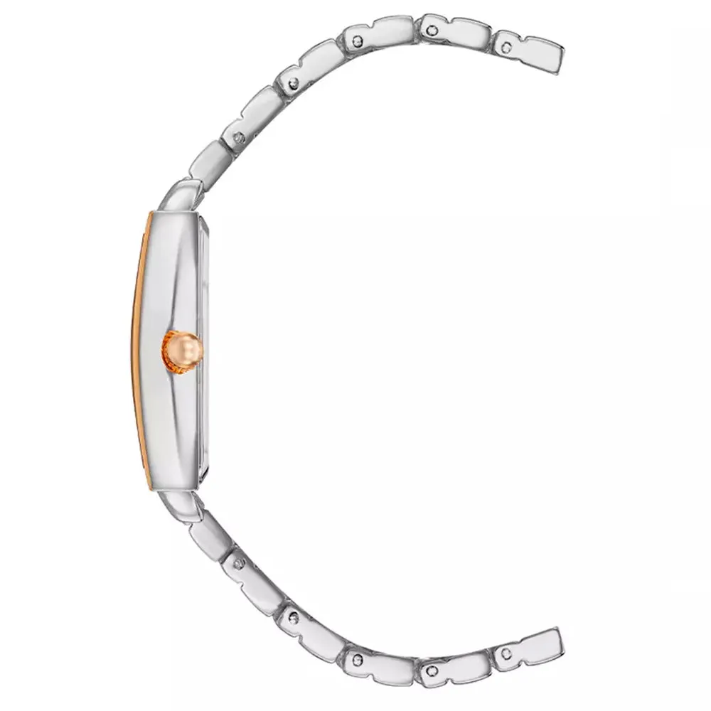 Anne Klein Two-Tone Rectangle Ladies Watch AK/3763SVRT