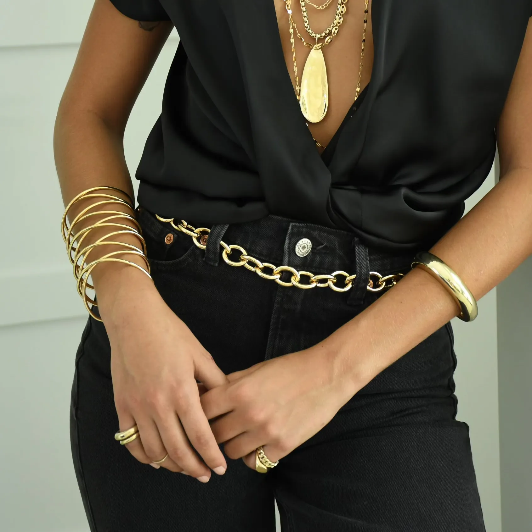 ANNiKA  5x LACE UP CUFF BRACELET