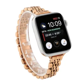 Apple Watch (38/40/SE/41MM) Rustfri Stål Rem - Rose Gold