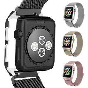 Apple Watch Milanese Strap   Case for all series (38/40/42/44mm)