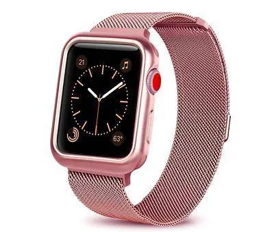 Apple Watch Milanese Strap   Case for all series (38/40/42/44mm)