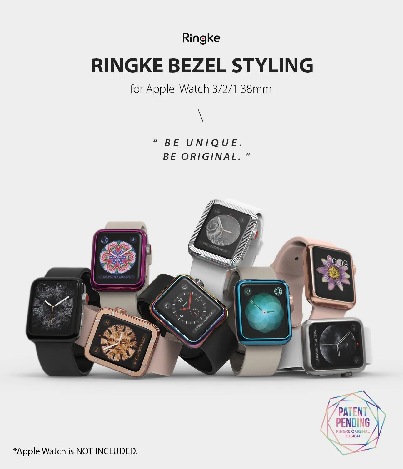 Apple Watch Series 3 / 2 / 1 (38mm) | Premium Bezel Styling Hublot