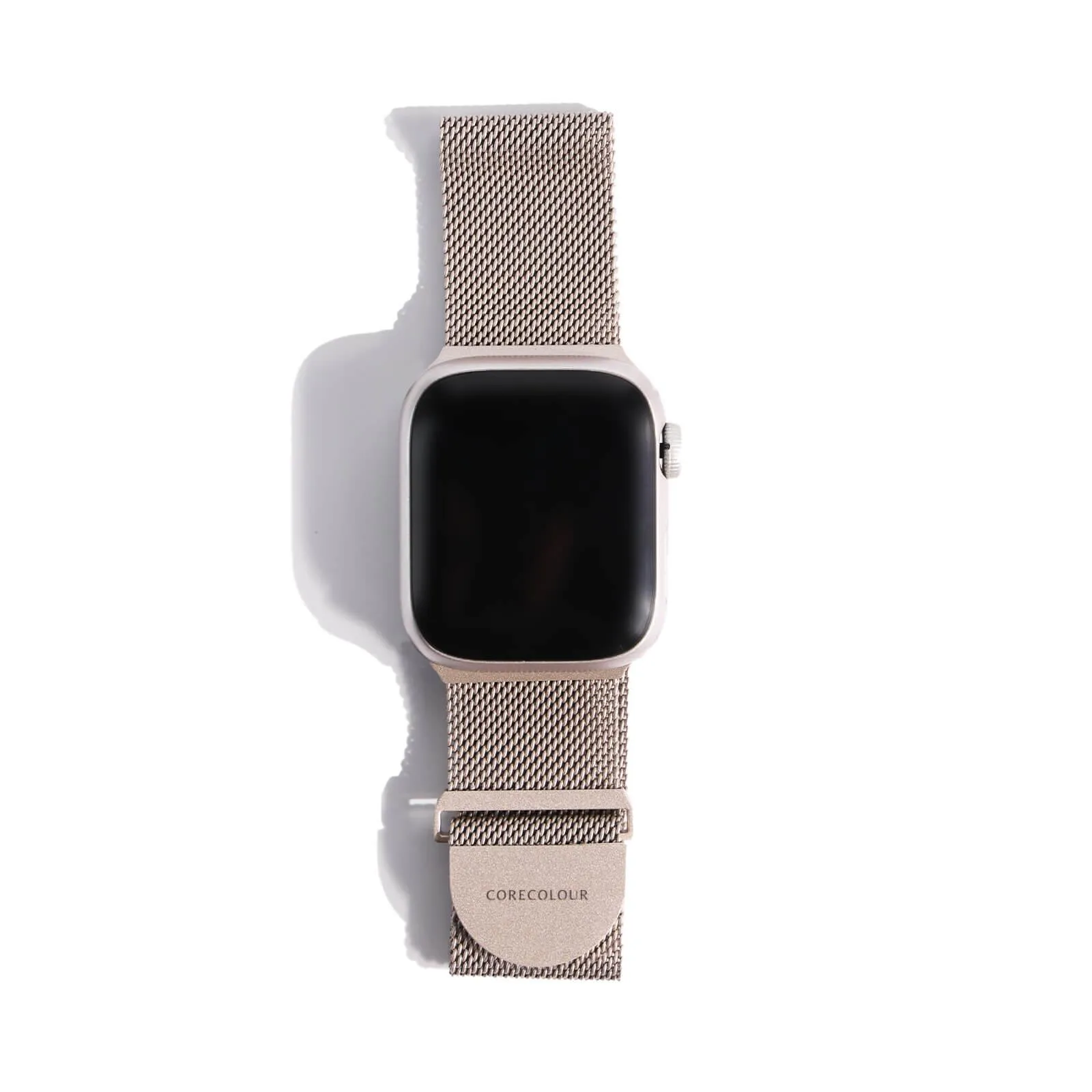 Apple Watch Strap Champagne Metal Mesh – Stainless Steel – 38mm – 41mm