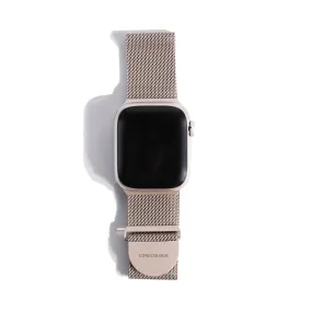 Apple Watch Strap Champagne Metal Mesh – Stainless Steel – 38mm – 41mm