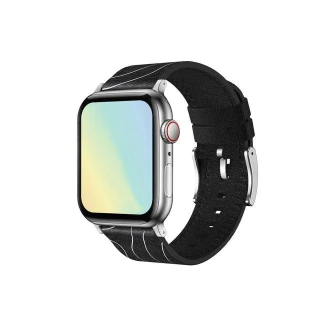 Apple Watch Strap Late Night Drive – Genuine Leather – 42mm – 45mm