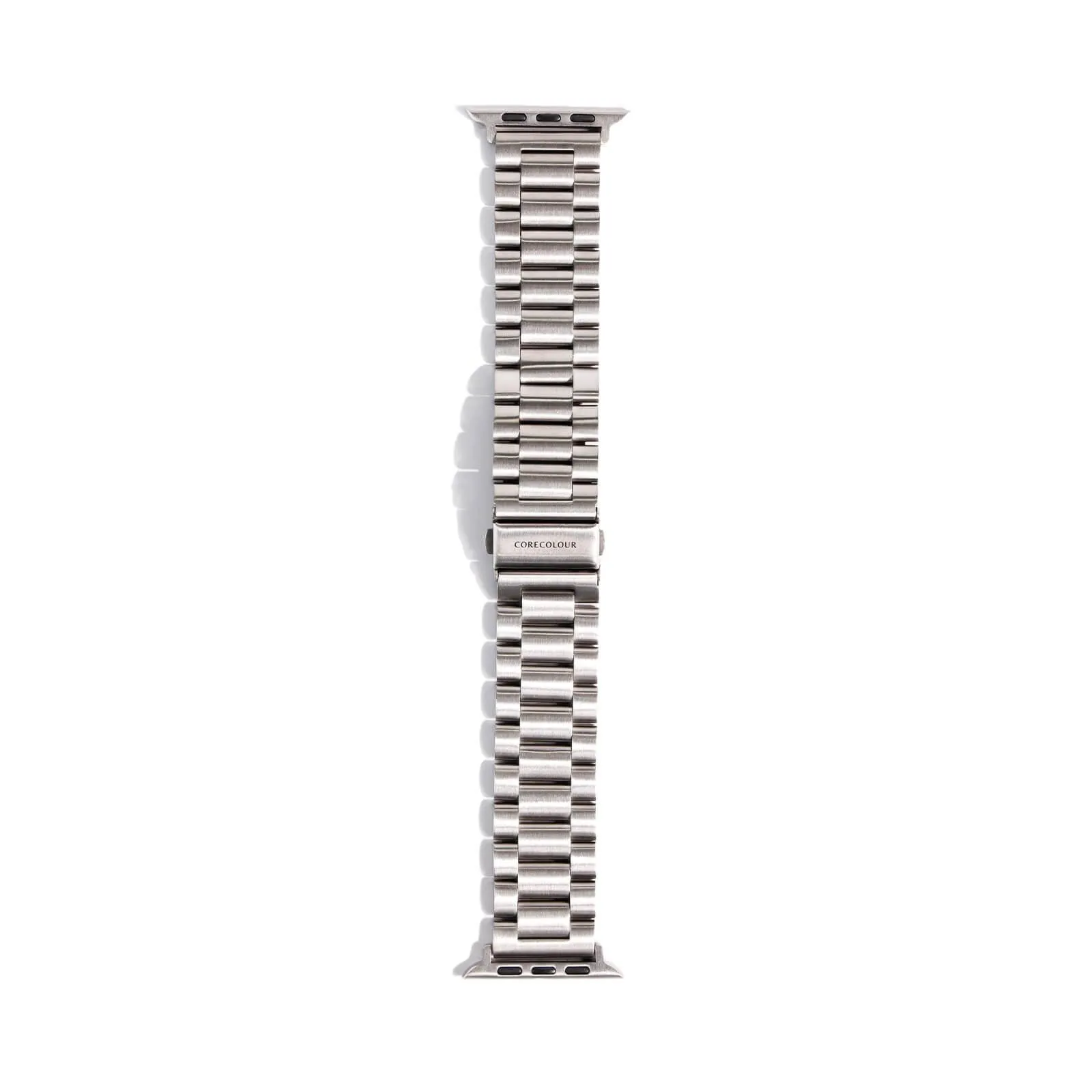 Apple Watch Strap Silver 3 Link – Stainless Steel – 41mm – 49mm