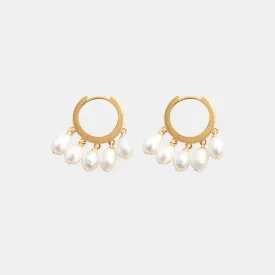 Arpa Multi Pearl Drop Huggies