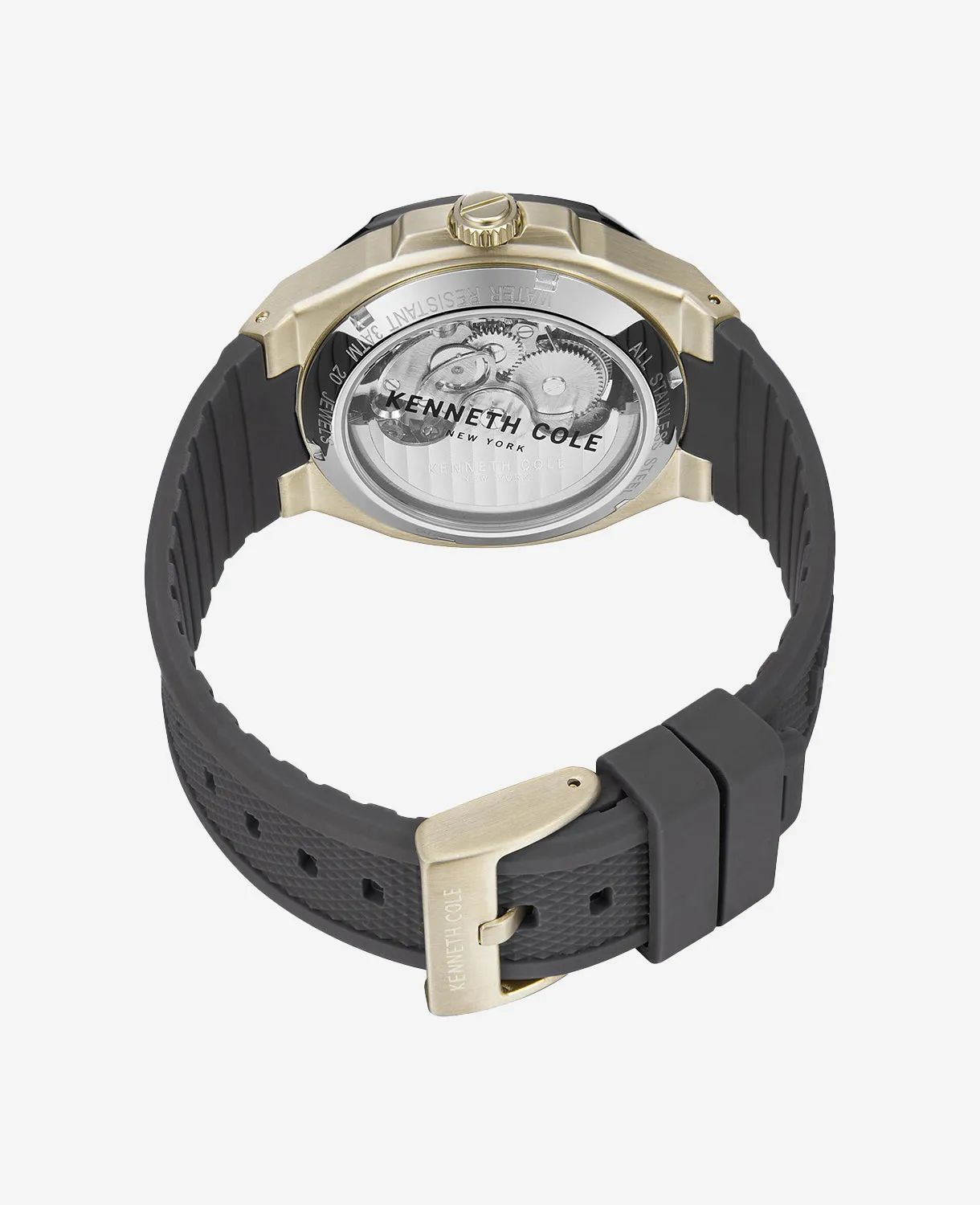 Automatic Skeleton Sport Silicone Strap Watch