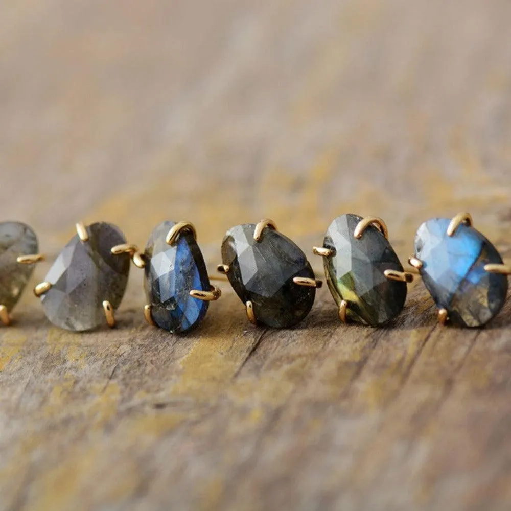Balanda Labradorite Stud Earrings