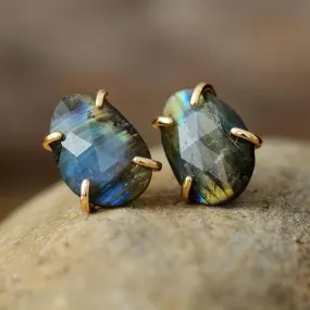 Balanda Labradorite Stud Earrings