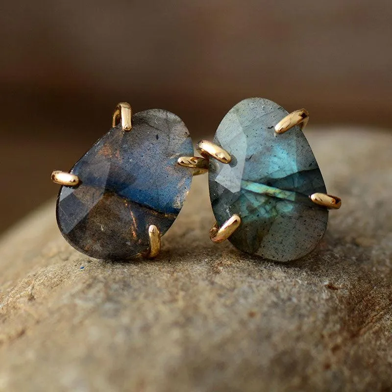 Balanda Labradorite Stud Earrings