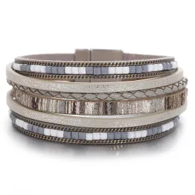 'Beach' Cuff Bracelet - cloudy