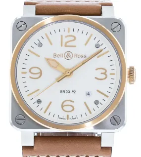 Bell & Ross Steel and Rose Gold BR03-92