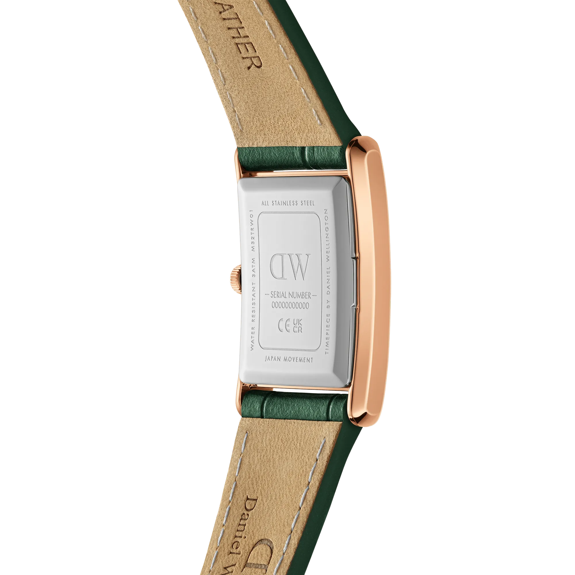 Bound Crocodile Emerald Sunray Rose Gold