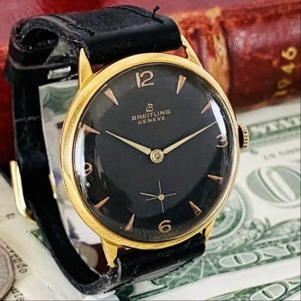 Breitling Wristwatch Geneva Manual 1940s Men's Women's
