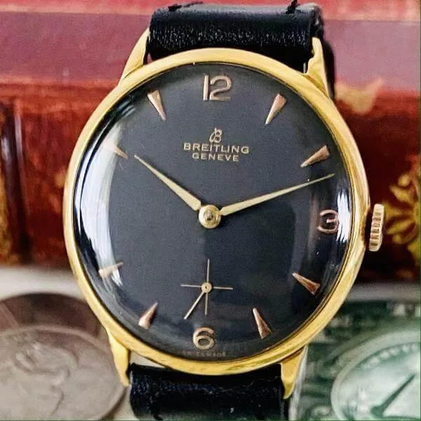 Breitling Wristwatch Geneva Manual 1940s Men's Women's