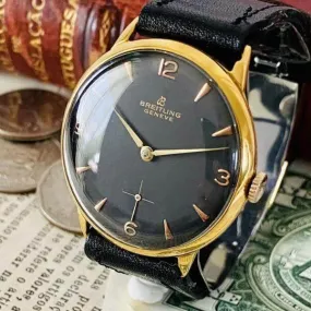 Breitling Wristwatch Geneva Manual 1940s Men's Women's