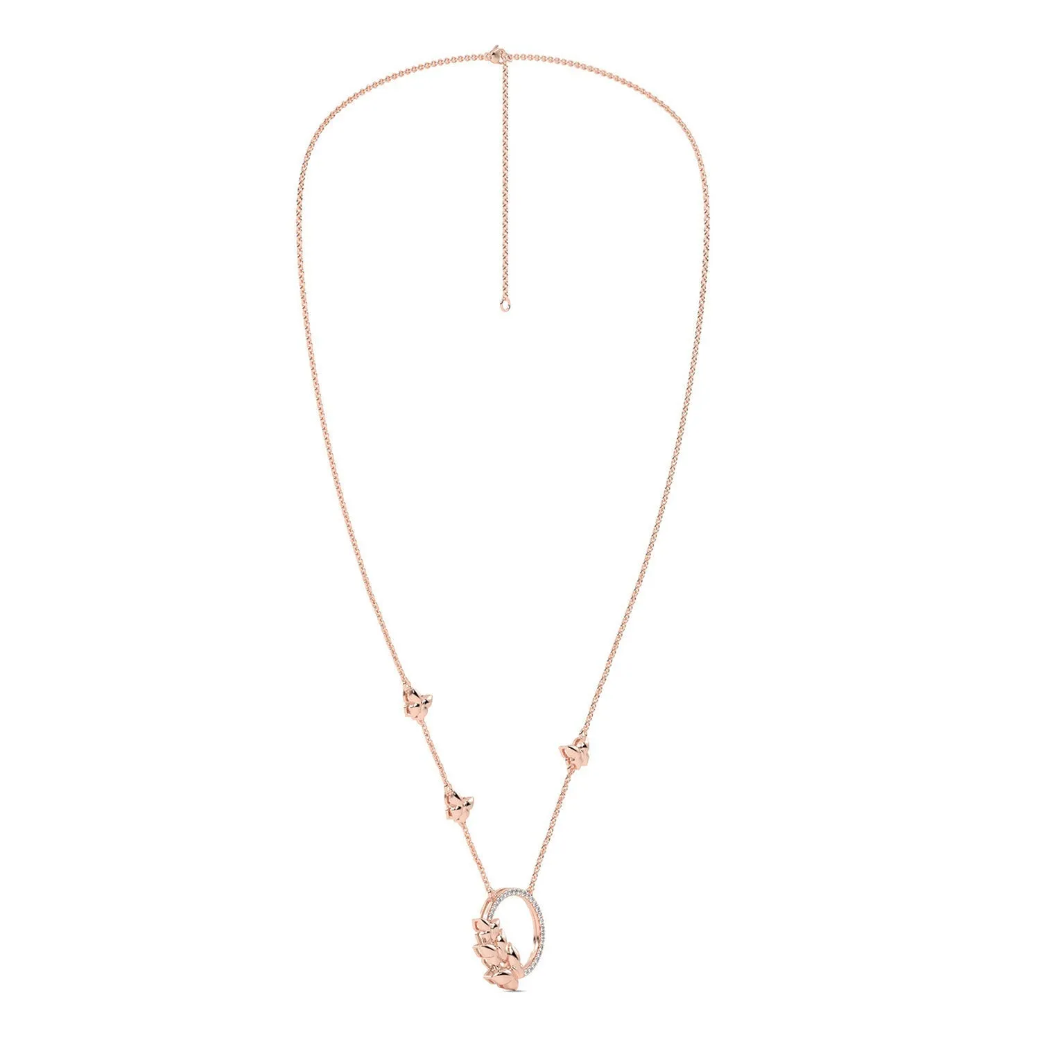 Butterfly Cluster Necklace