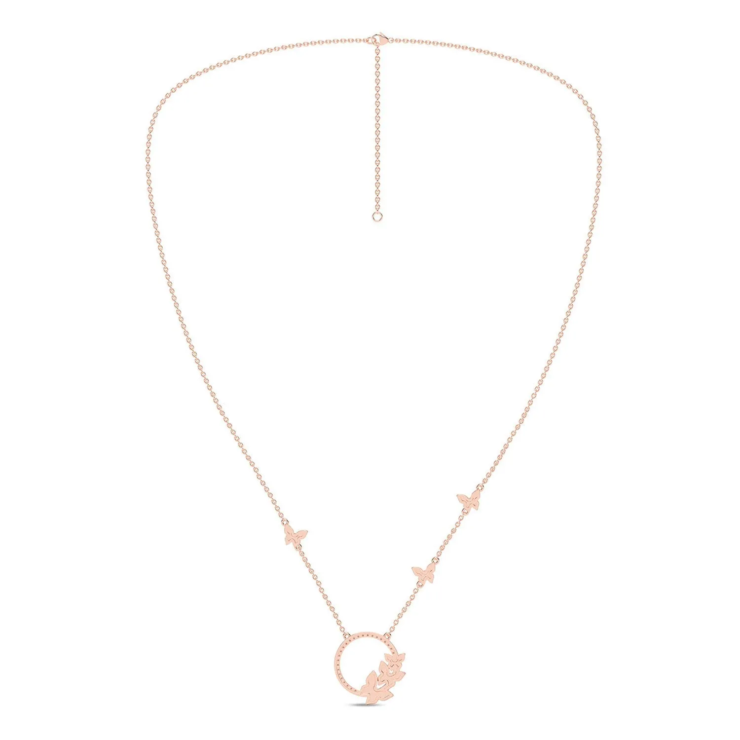 Butterfly Cluster Necklace