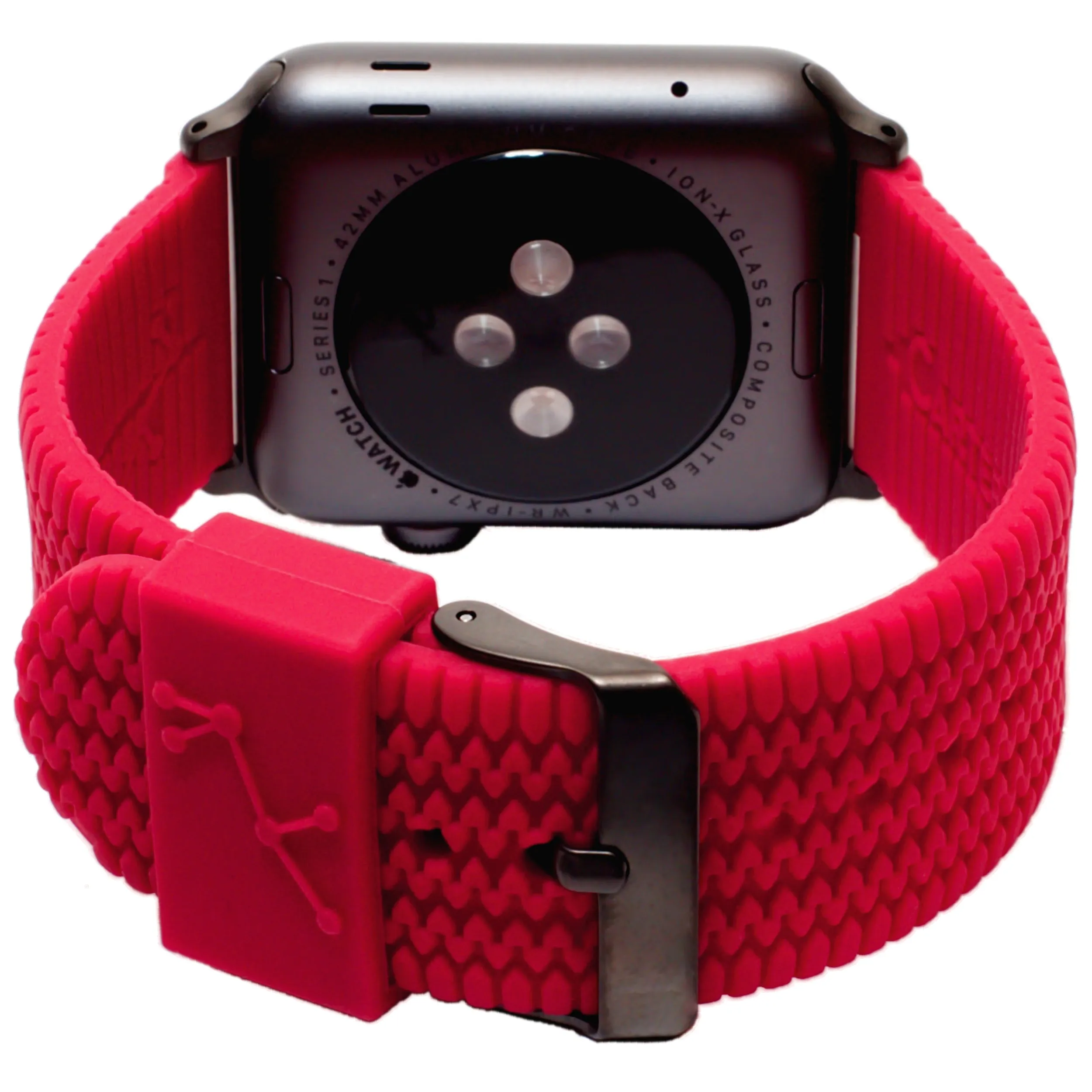 Carterjett Tire Tread Sport Apple Watch Band in Red