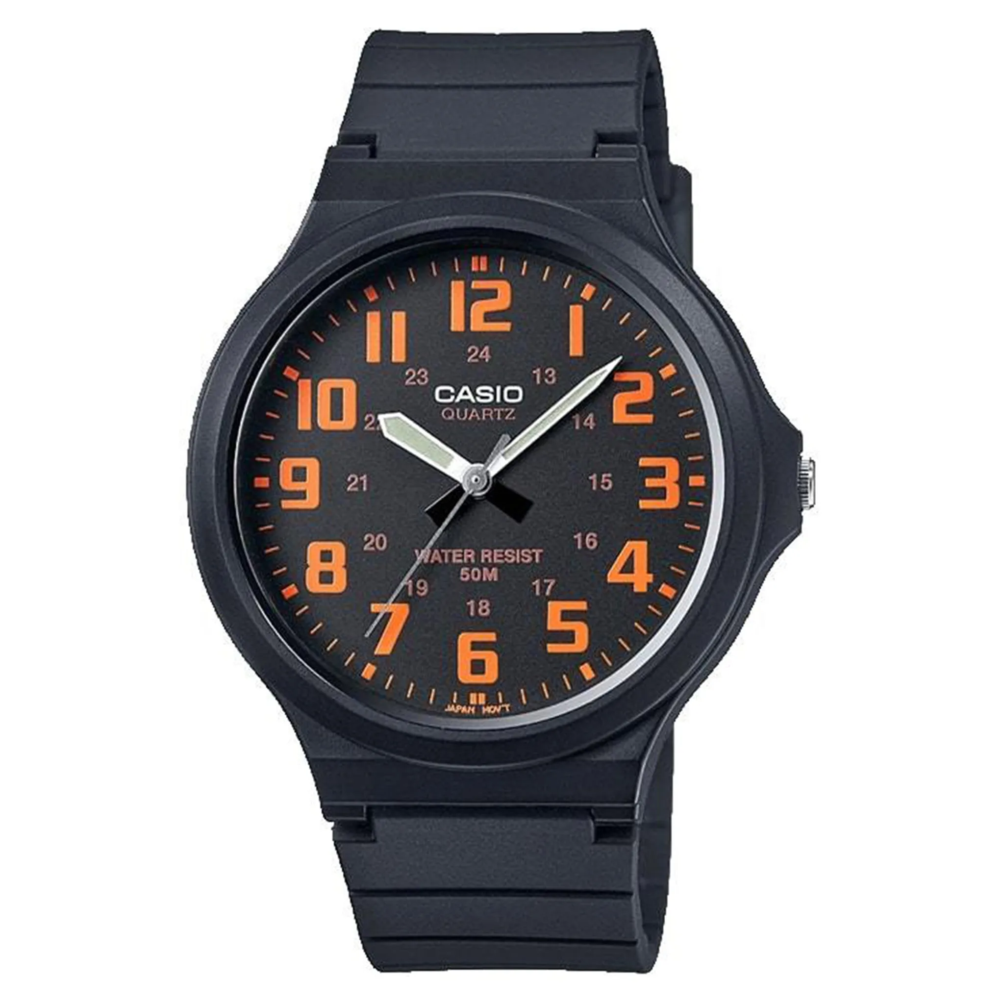 Casio Classic 48mm Black Resin Unisex Watch - MW240-4B