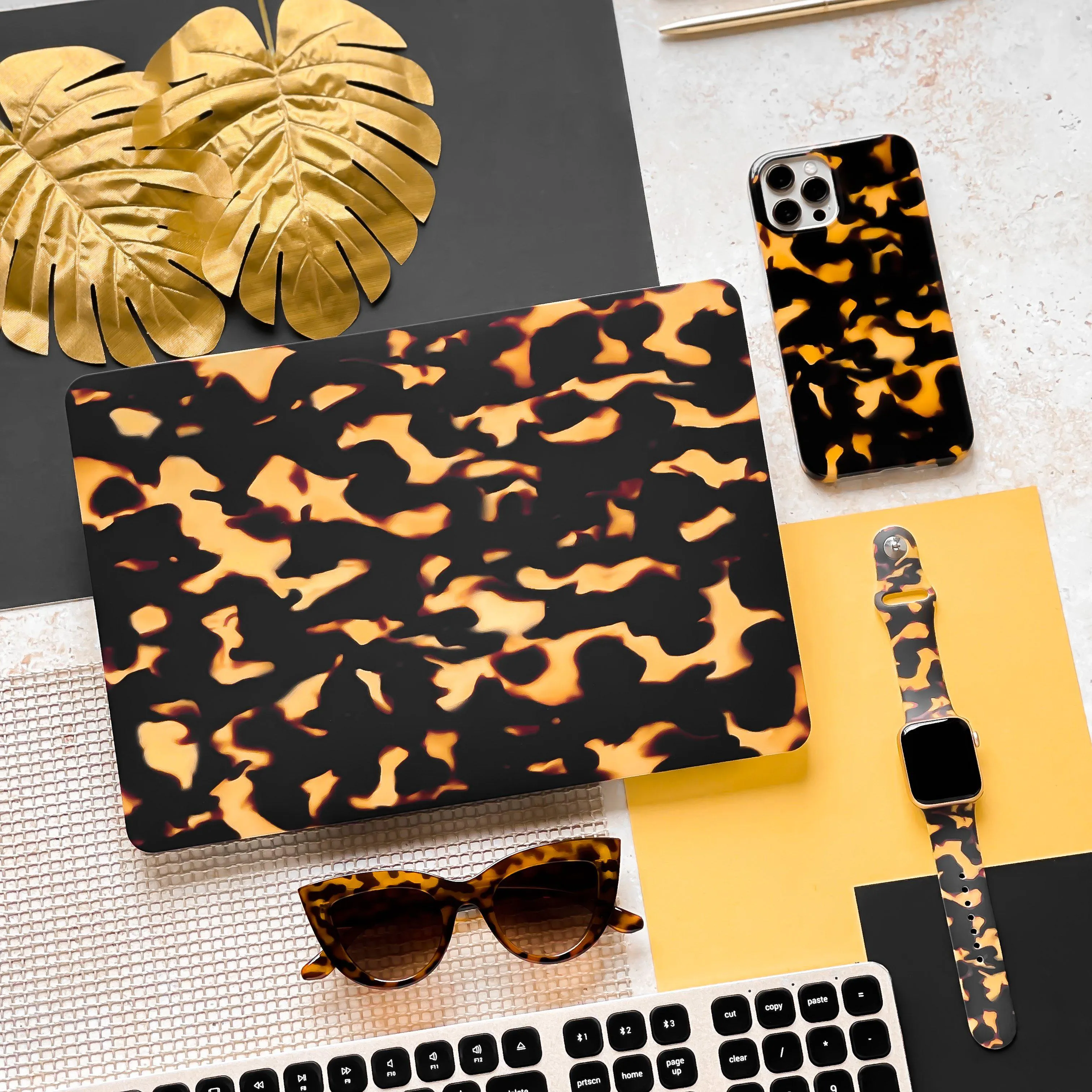 Chic Tortoiseshell Apple Watch Strap