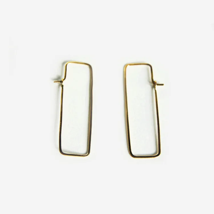 Chiku Brass Earrings