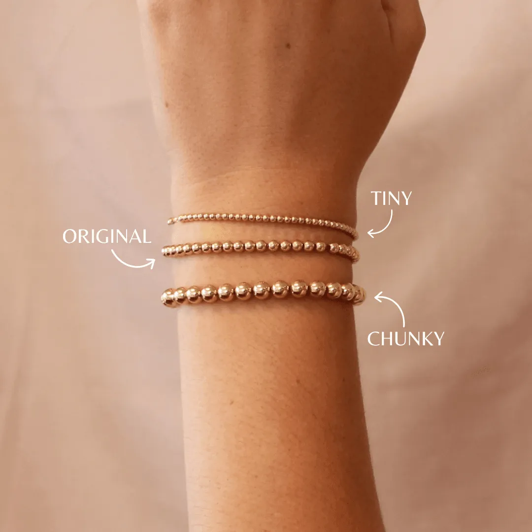 Chunky Beaded Stretch Bracelet